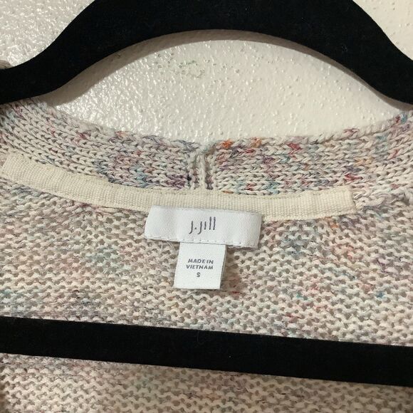 J Jill Cottagecore Hobbit Multicolor Knit Granny Grandpacore Cardigan Small - Picture 11 of 12